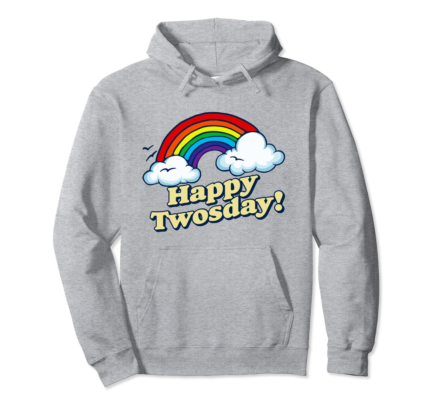 Happy Twosday Fun And Funny February Hoodie - Aesthetic Graphic for Adults - T-Shirt, Sweatshirt, Hoodie