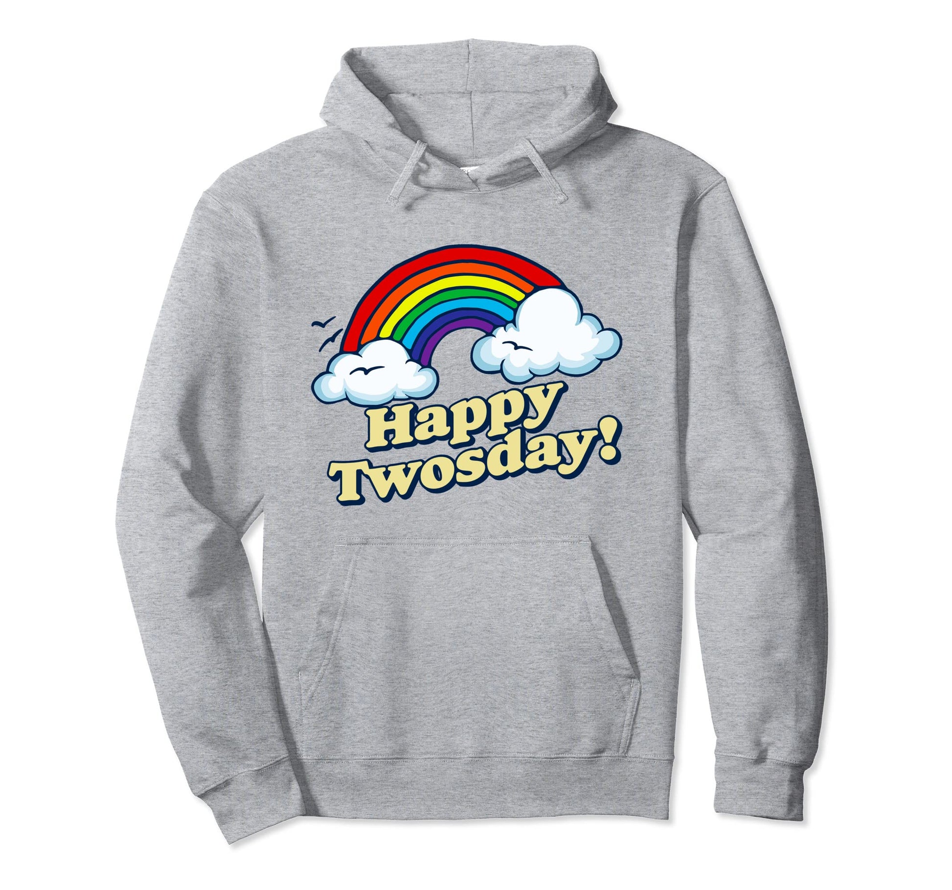 Happy Twosday Fun And Funny February Hoodie - Aesthetic Graphic for Adults - T-Shirt, Sweatshirt, Hoodie