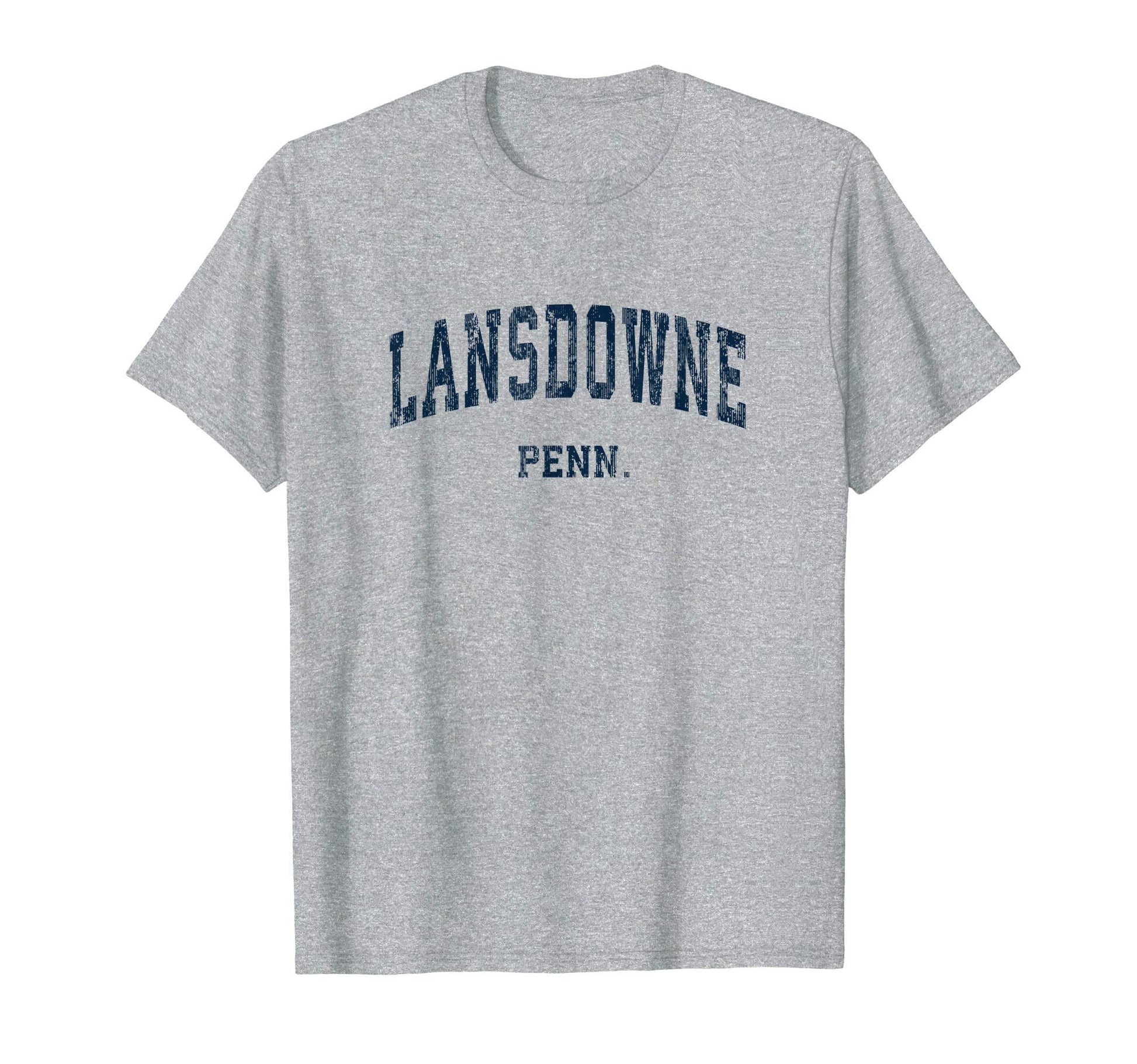 Lansdowne Pennsylvania Pa Varsity Sports T-Shirt - Minimalist Print Unisex - T-Shirt, Sweatshirt, Hoodie