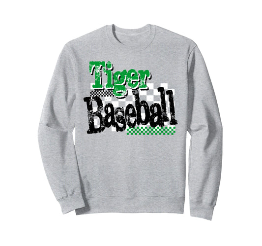 Tiger Baseball Mom Game Day Sweatshirt - Casual Everyday Wear for Adults - T-Shirt, Sweatshirt, Hoodie