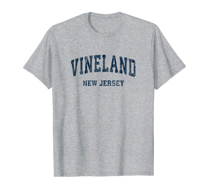 Vineland New Jersey Nj Varsity Sports T-Shirt - Novelty Apparel for Adults - T-Shirt, Sweatshirt, Hoodie