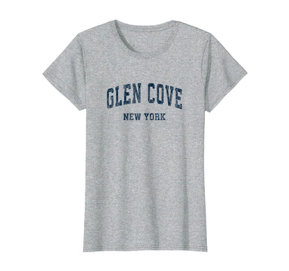 Glen Cove New York Ny Varsity T-Shirt - Aesthetic Graphic for Adults - T-Shirt, Sweatshirt, Hoodie