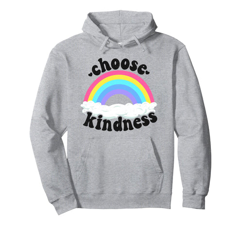 Positive Anti Bullying Rainbow Peace Hoodie - Streetwear Style Unisex - T-Shirt, Sweatshirt, Hoodie