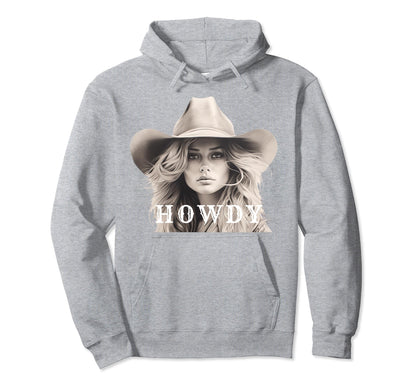 Howdy Coastal Cowgirl Western Boho Hoodie - Trendy Graphic Men Women - T-Shirt, Sweatshirt, Hoodie
