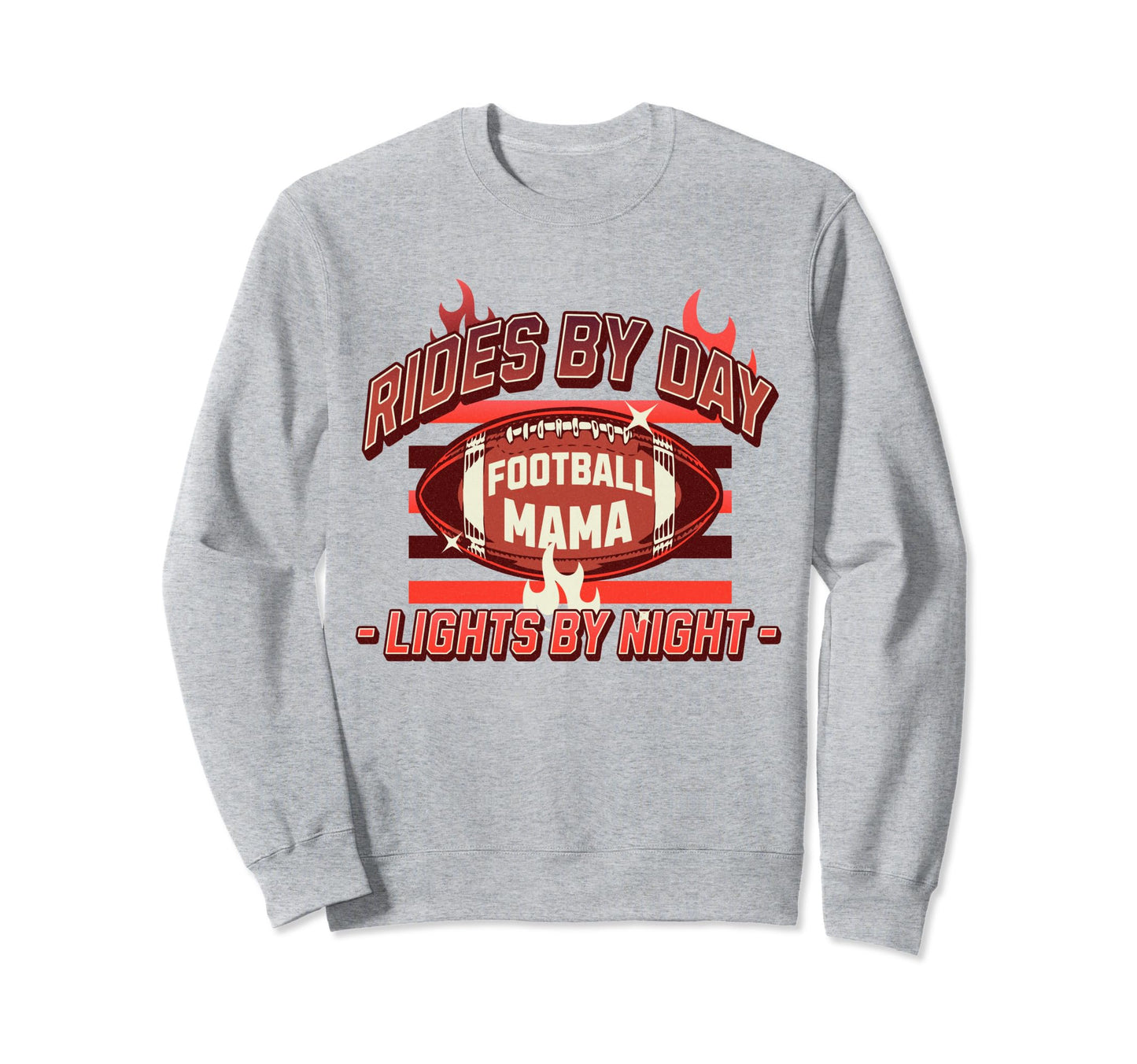 Football Mama Mothers Day Mom Sweatshirt - Casual Everyday Wear Unisex - T-Shirt, Sweatshirt, Hoodie
