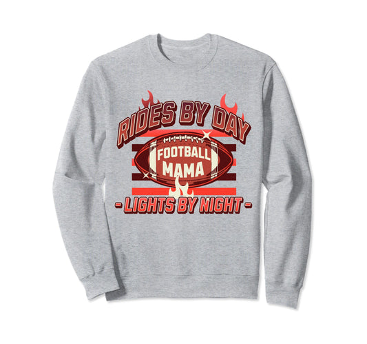 Football Mama Mothers Day Mom Sweatshirt - Casual Everyday Wear Unisex - T-Shirt, Sweatshirt, Hoodie