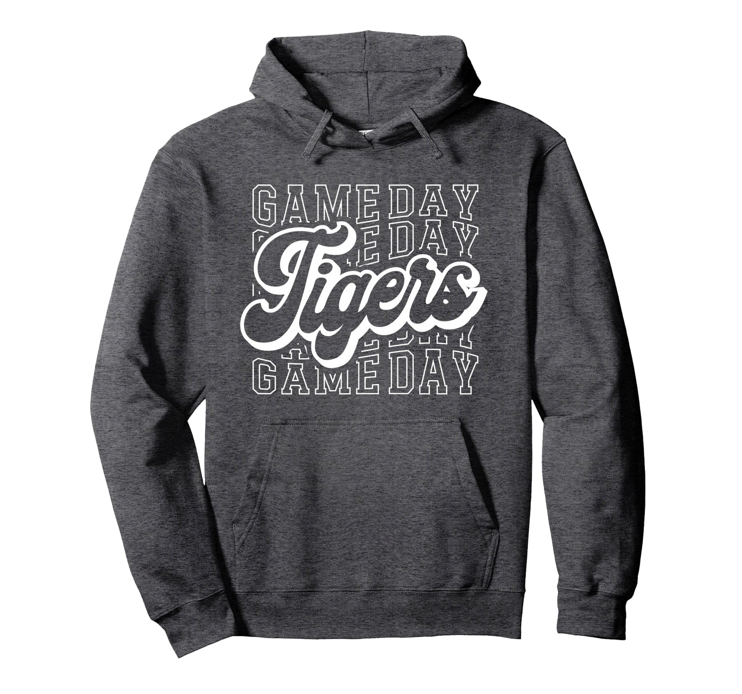 Tigers Game Mascot Day Tigers Team Hoodie - Minimalist Print Men Women - T-Shirt, Sweatshirt, Hoodie