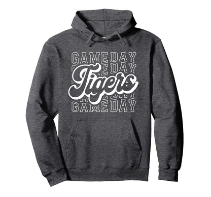 Tigers Game Mascot Day Tigers Team Hoodie - Minimalist Print Men Women - T-Shirt, Sweatshirt, Hoodie
