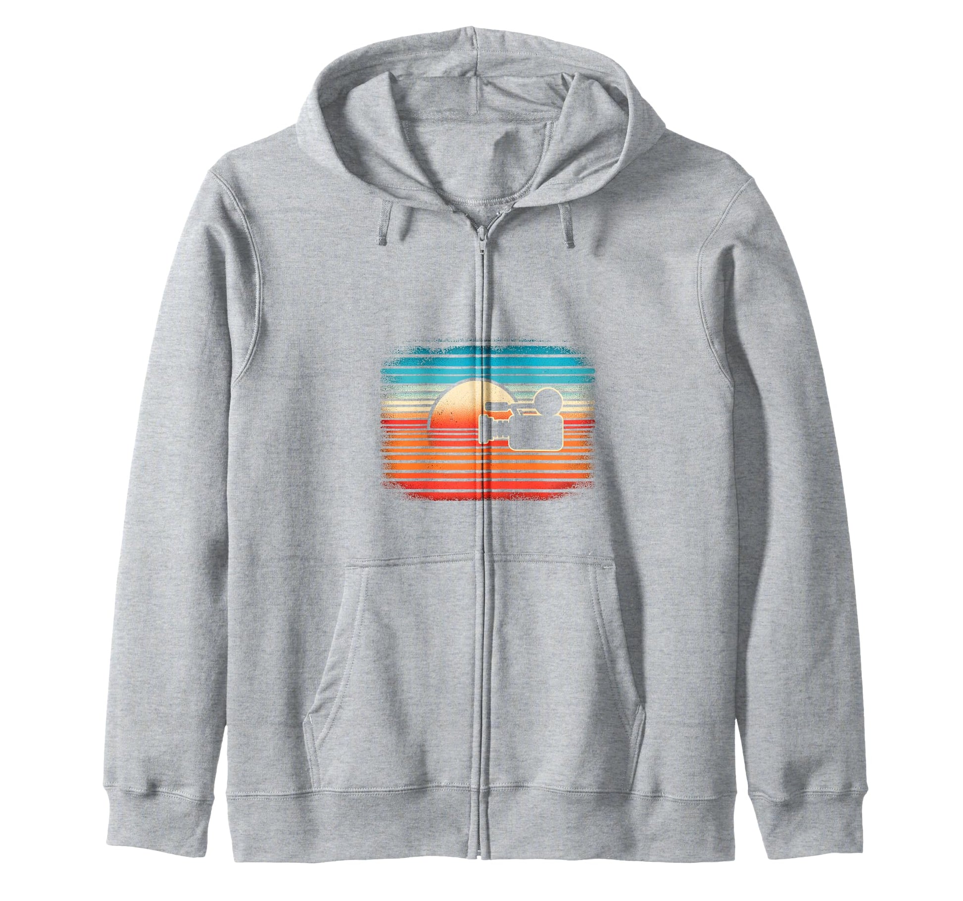 Sunset Camera T-Shirt - Custom Art Print for Adults - T-Shirt, Sweatshirt, Hoodie