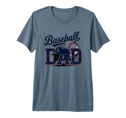 Baseball Dad Proud Fathers Sports T-Shirt - Streetwear Style Men Women - T-Shirt, Sweatshirt, Hoodie