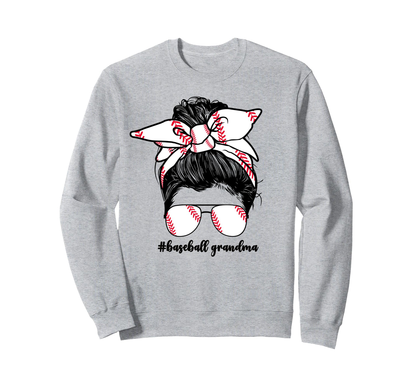 Baseball Grandma From Grandson Sweatshirt - Minimalist Print for Adults - T-Shirt, Sweatshirt, Hoodie