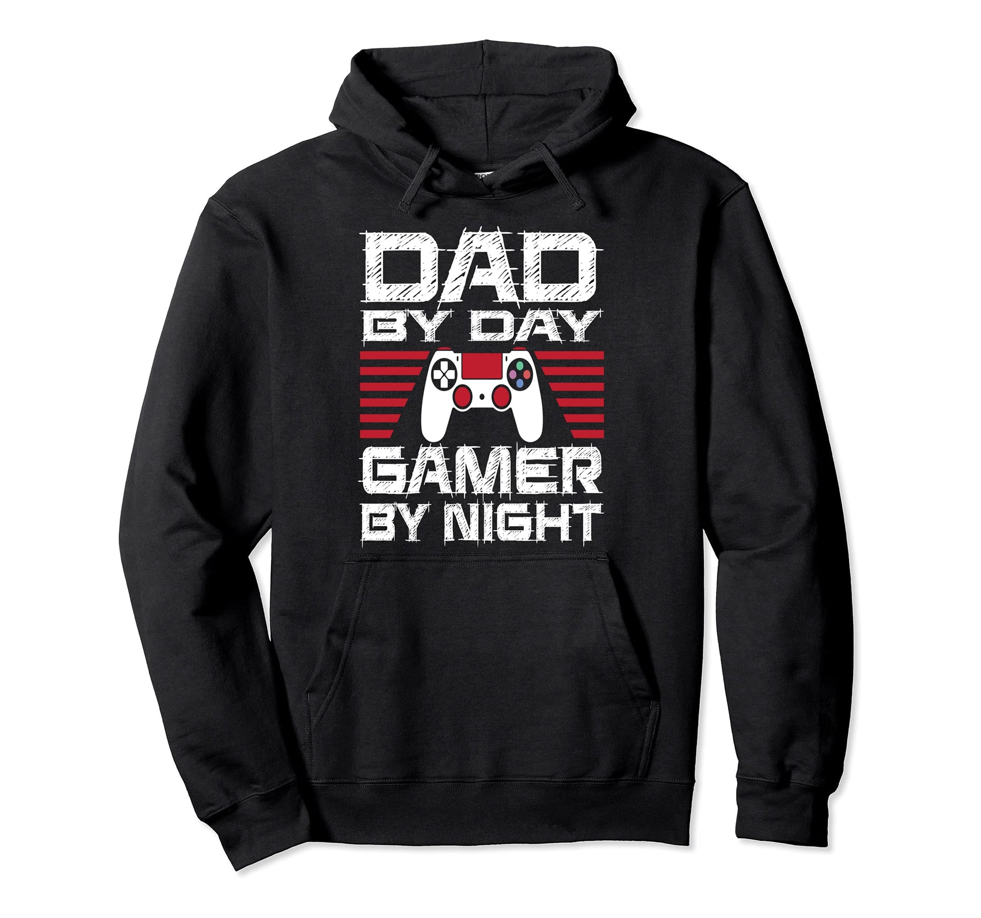Dad Day Gamer Night Hoodie - Custom Art Print for Adults - T-Shirt, Sweatshirt, Hoodie