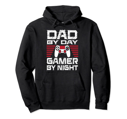 Dad Day Gamer Night Hoodie - Custom Art Print for Adults - T-Shirt, Sweatshirt, Hoodie