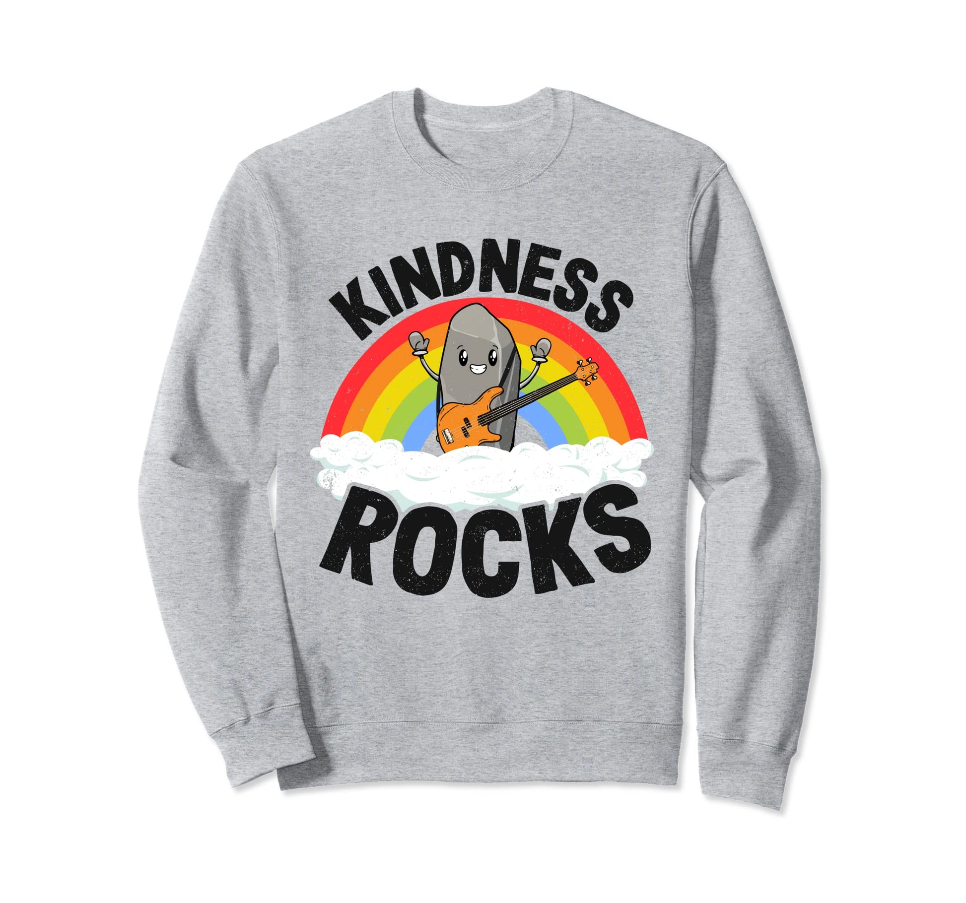 Anti Bullying Rainbow Music Teacher Sweatshirt - Graphic Print for Adults - T-Shirt, Sweatshirt, Hoodie