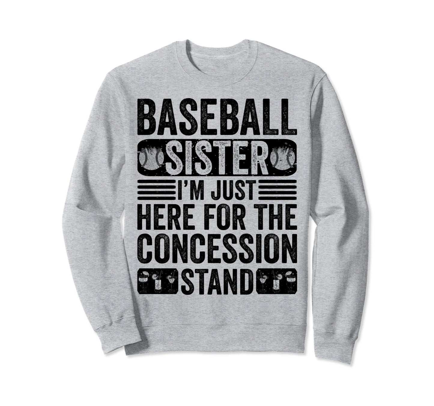 Baseball Sister Store Sweatshirt - Graphic Print for Adults - T-Shirt, Sweatshirt, Hoodie