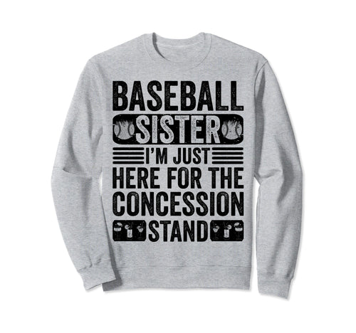 Baseball Sister Store Sweatshirt - Graphic Print for Adults - T-Shirt, Sweatshirt, Hoodie