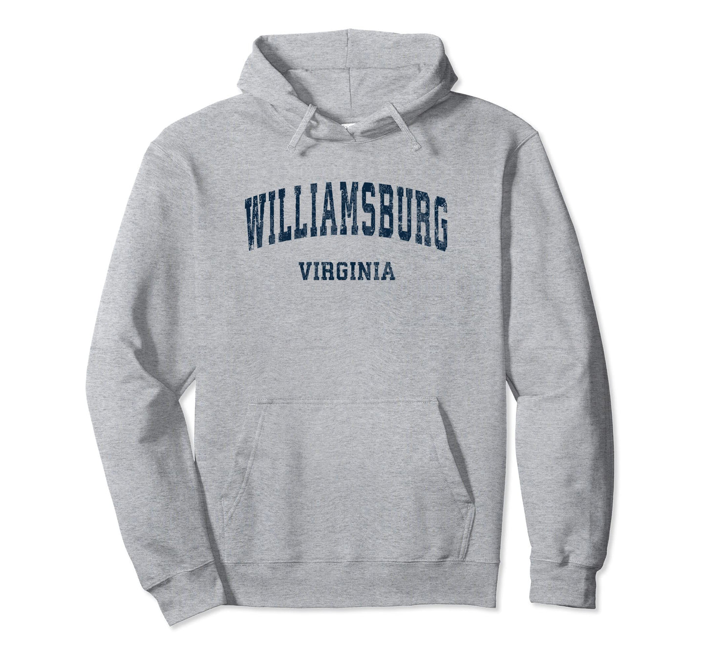 Williamsburg Virginia Va Varsity Sports Hoodie - Novelty Apparel Unisex - T-Shirt, Sweatshirt, Hoodie