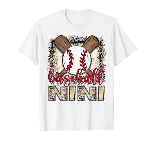 Baseball Nini Leopard Proud Ball T-Shirt - Fun Novelty Design for Adults - T-Shirt, Sweatshirt, Hoodie