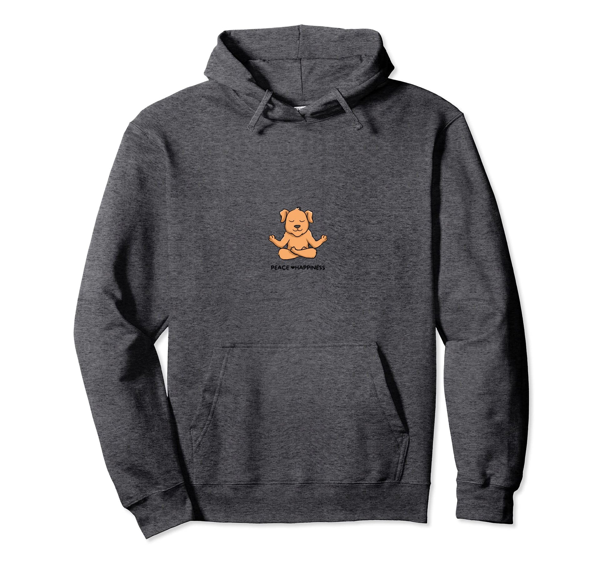 Peace Love Happiness Hoodie - Trendy Graphic Unisex - T-Shirt, Sweatshirt, Hoodie