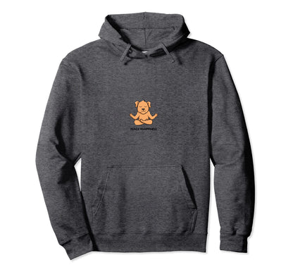 Peace Love Happiness Hoodie - Trendy Graphic Unisex - T-Shirt, Sweatshirt, Hoodie