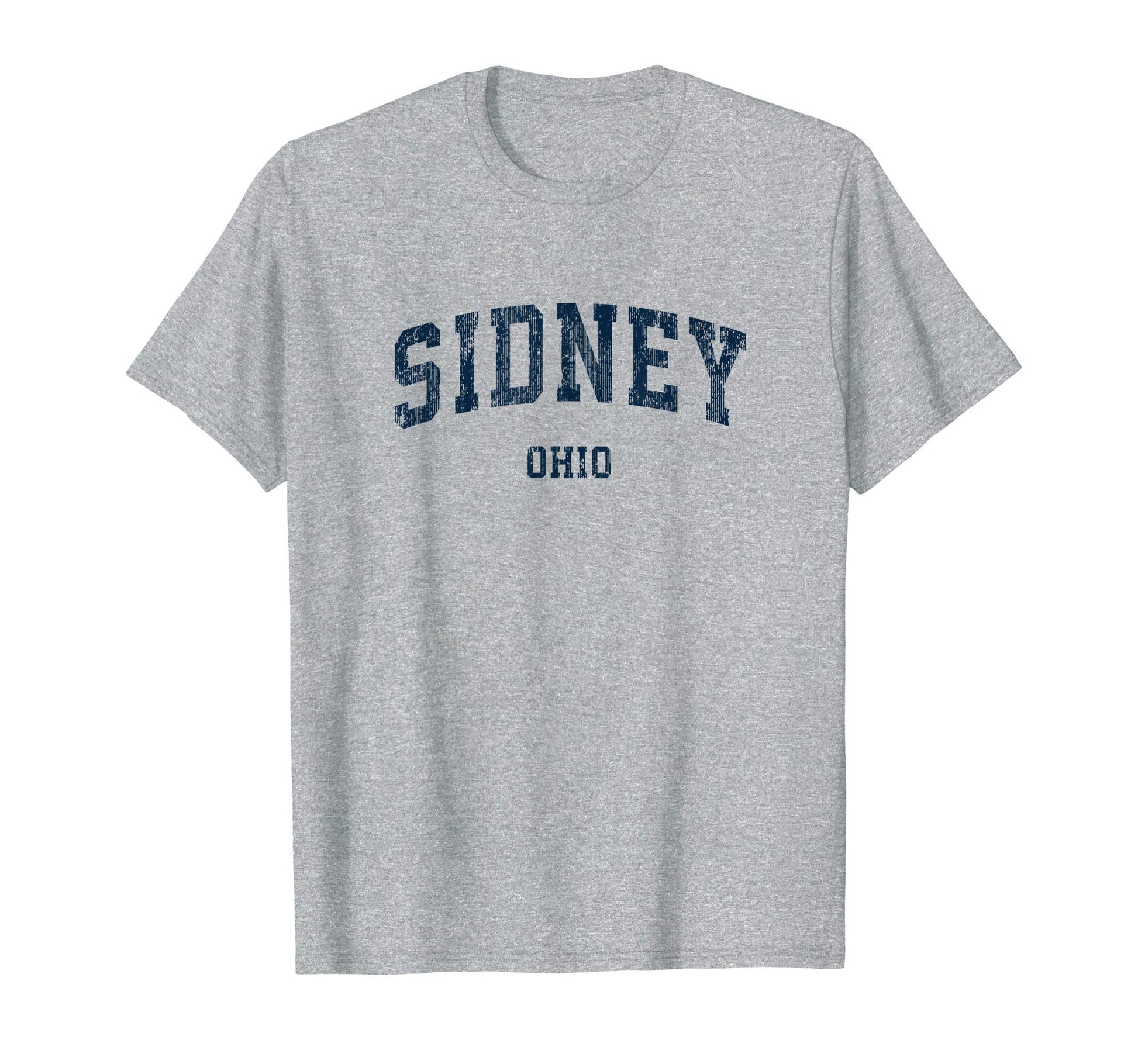 Sidney Ohio Oh Varsity Sports Navy T-Shirt - Novelty Apparel Unisex - T-Shirt, Sweatshirt, Hoodie