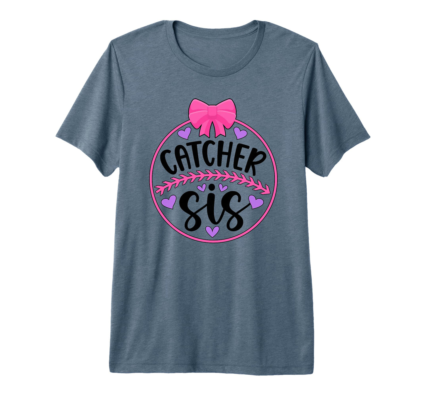 Baseball Catcher Sis Proud Baseball T-Shirt - Unique Graphic Men Women - T-Shirt, Sweatshirt, Hoodie