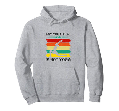 Yoga Rainbow Yoga Pose Yoga Lover Hoodie - Custom Art Print Unisex - T-Shirt, Sweatshirt, Hoodie
