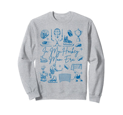 Hockey Mama Doodles Game Day Sweatshirt - Custom Art Print for Adults - T-Shirt, Sweatshirt, Hoodie