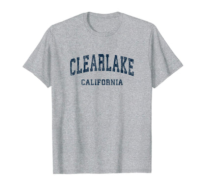 Clearlake California Ca Varsity T-Shirt - Casual Everyday Wear for Adults - T-Shirt, Sweatshirt, Hoodie