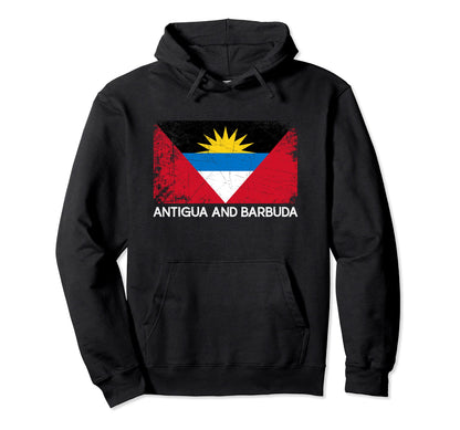 Flag Made Antigua And Barbuda Gift Hoodie - Aesthetic Graphic for Adults - T-Shirt, Sweatshirt, Hoodie