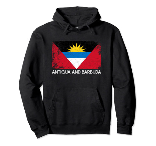 Flag Made Antigua And Barbuda Gift Hoodie - Aesthetic Graphic for Adults - T-Shirt, Sweatshirt, Hoodie