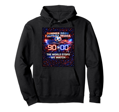 Summer 2026 Soccer Match Day Game Hoodie - Casual Everyday Wear for Adults - T-Shirt, Sweatshirt, Hoodie