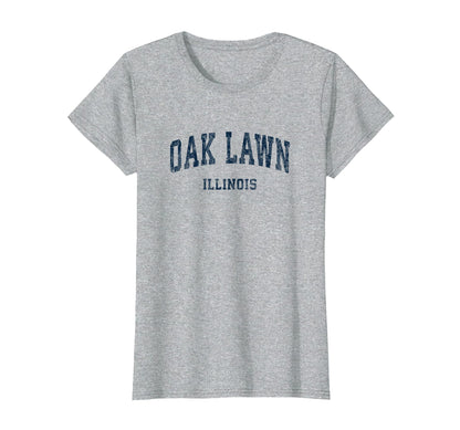 Oak Lawn Illinois Il Varsity Sports T-Shirt - Unique Graphic for Adults - T-Shirt, Sweatshirt, Hoodie