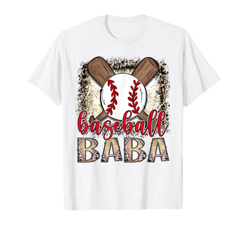 Baseball Baba Leopard Proud Ball T-Shirt - Minimalist Print for Adults - T-Shirt, Sweatshirt, Hoodie