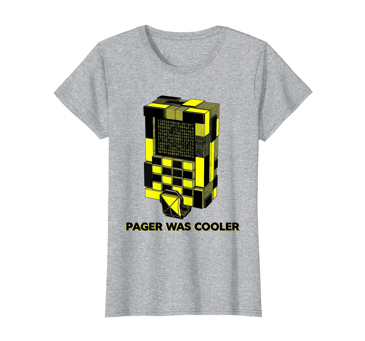 Pager Was Cooler Nostalgic 90S T-Shirt - Custom Art Print for Adults - T-Shirt, Sweatshirt, Hoodie