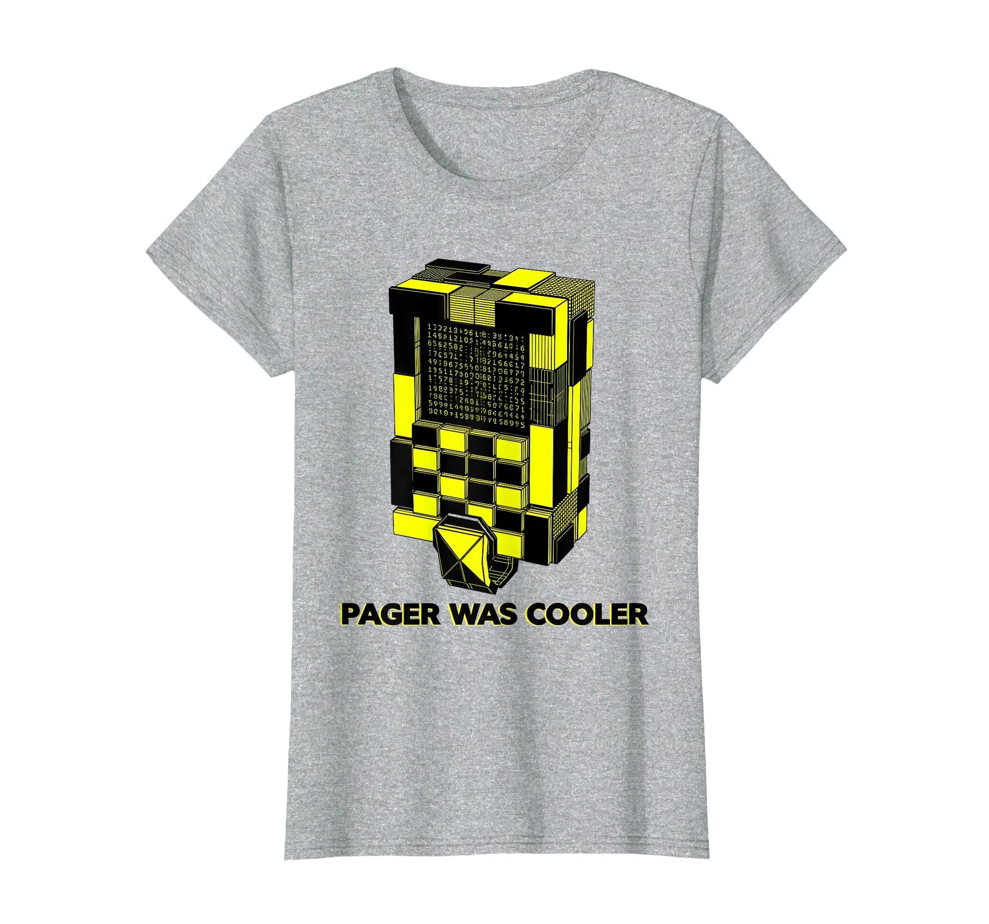 Pager Was Cooler Nostalgic 90S T-Shirt - Custom Art Print for Adults - T-Shirt, Sweatshirt, Hoodie