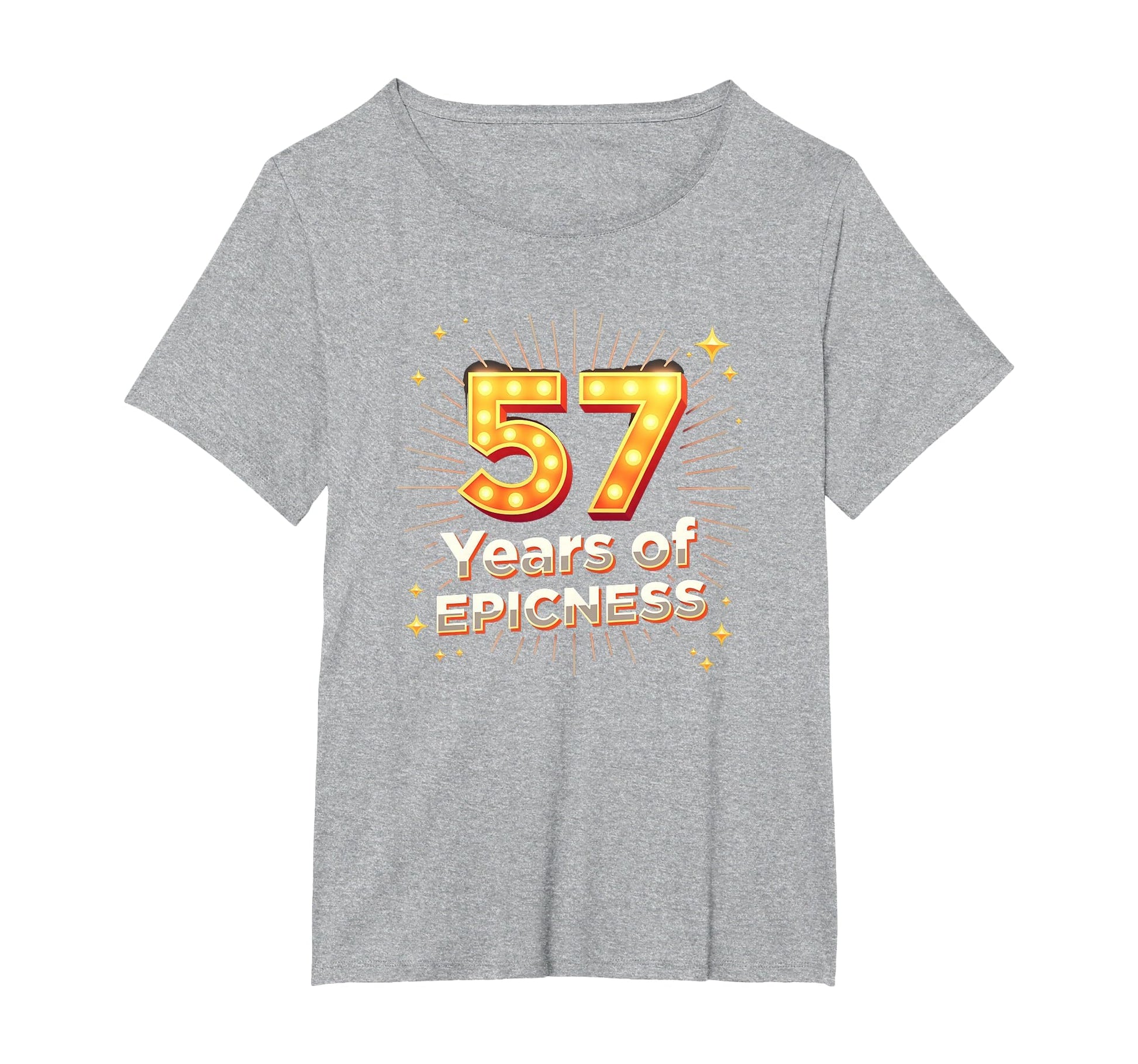 57 Years Epicness Birthday Gift T-Shirt - Custom Art Print Men Women - T-Shirt, Sweatshirt, Hoodie