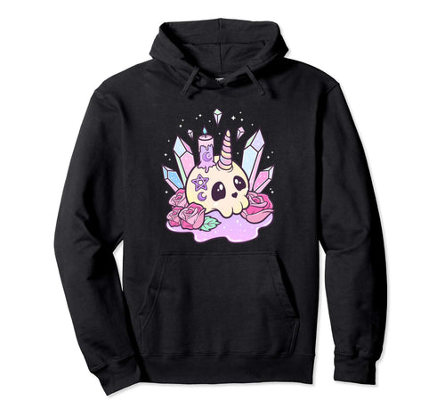 Pastel Goth Creepy Kawaii Menhera Hoodie - Aesthetic Graphic for Adults - T-Shirt, Sweatshirt, Hoodie