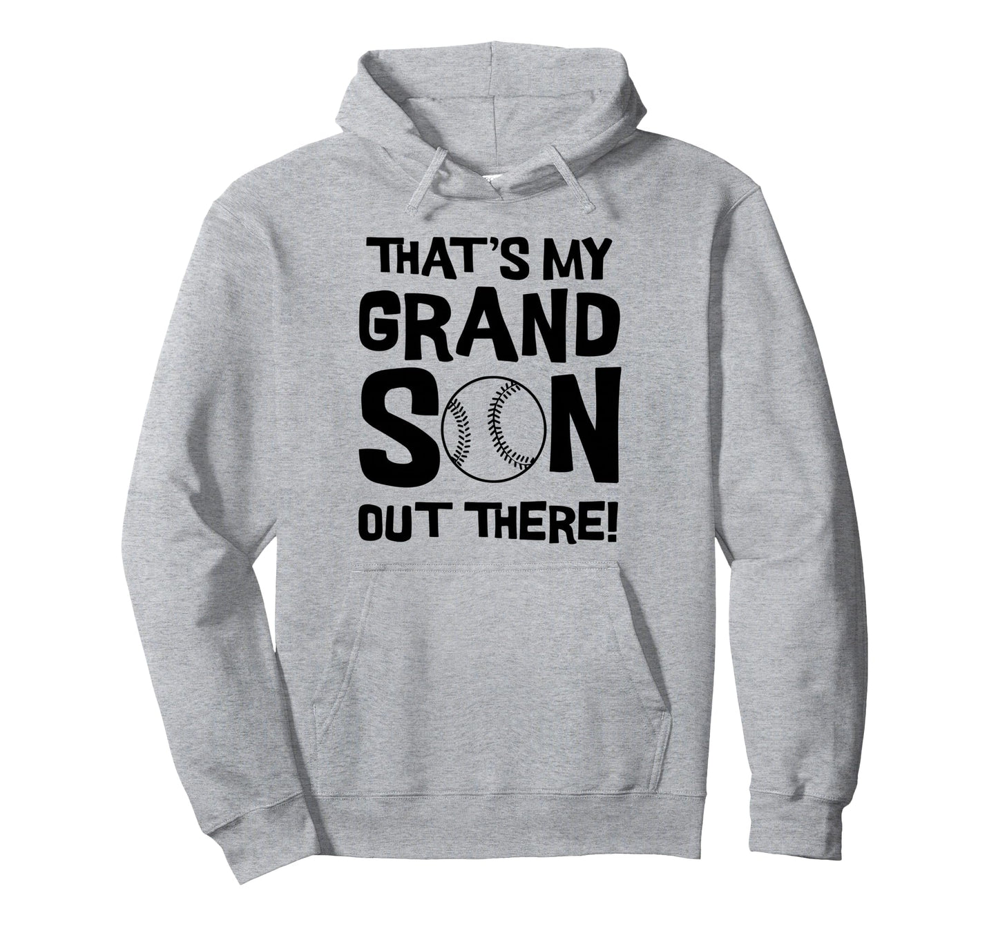 Thats My Grandson Out There Baseball Grandma Hoodie - Graphic Print Unisex - T-Shirt, Sweatshirt, Hoodie
