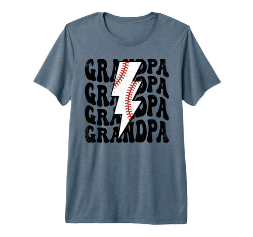 Lightning Groovy Proud Baseball Grandpa T-Shirt - Trendy Graphic Men Women - T-Shirt, Sweatshirt, Hoodie
