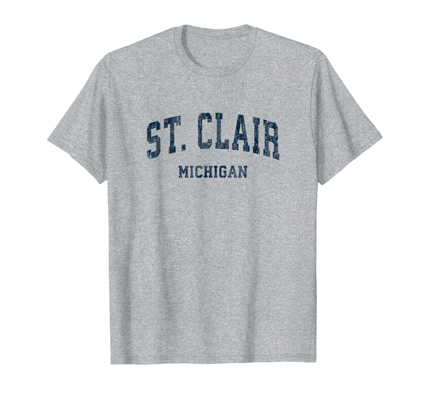 St Clair Michigan Mi Varsity Sports T-Shirt - Novelty Apparel for Adults - T-Shirt, Sweatshirt, Hoodie