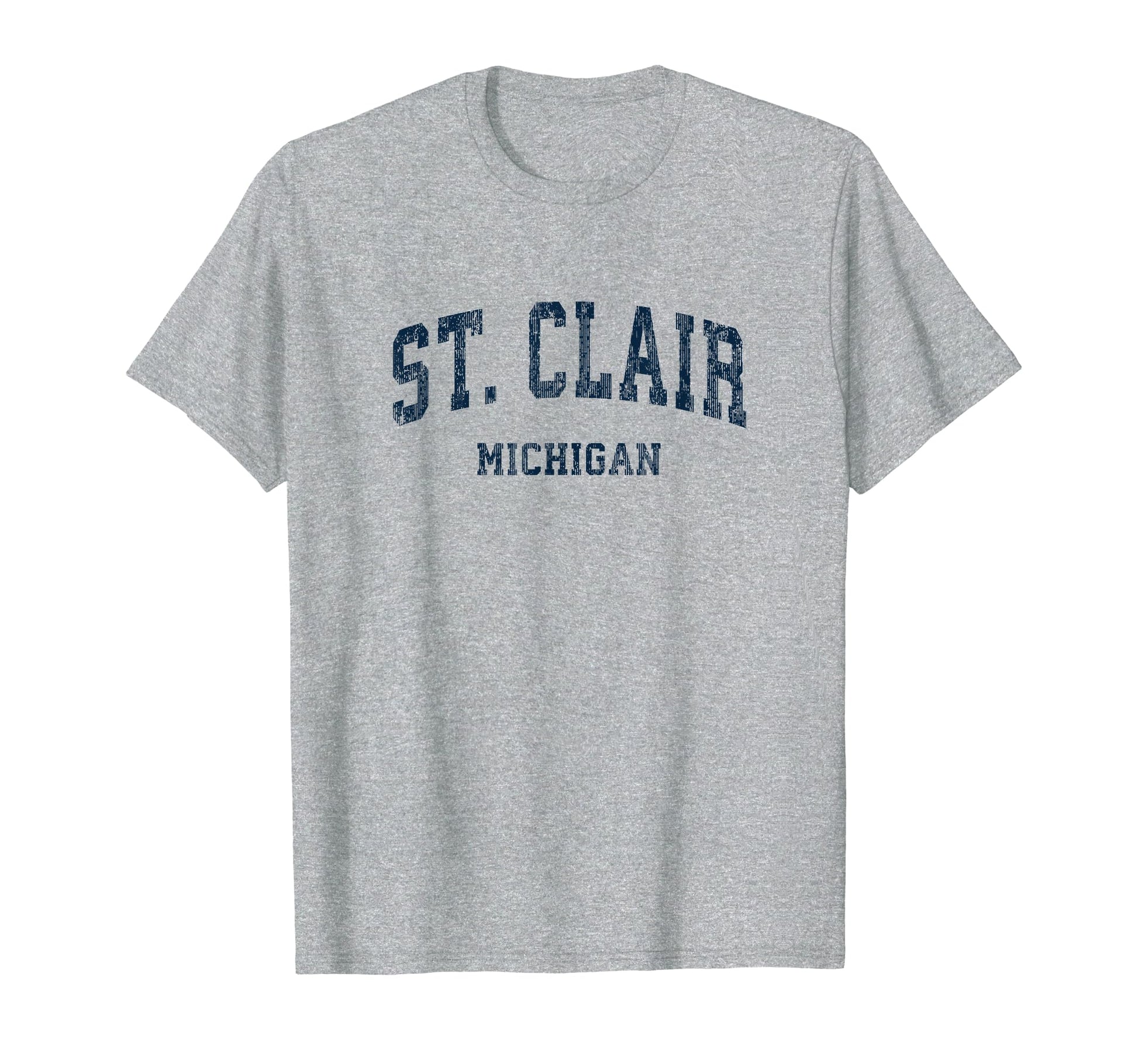 St Clair Michigan Mi Varsity Sports T-Shirt - Novelty Apparel for Adults - T-Shirt, Sweatshirt, Hoodie
