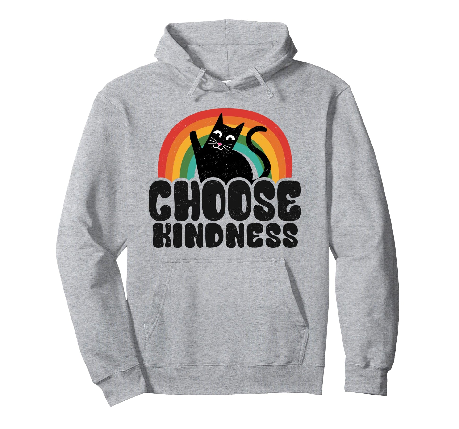 Choose Kindness Anti Bullying Rainbow Peace Hoodie - Graphic Print Unisex - T-Shirt, Sweatshirt, Hoodie