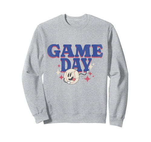 Baseball Mom Game Day Sweatshirt - Unique Graphic for Adults - T-Shirt, Sweatshirt, Hoodie