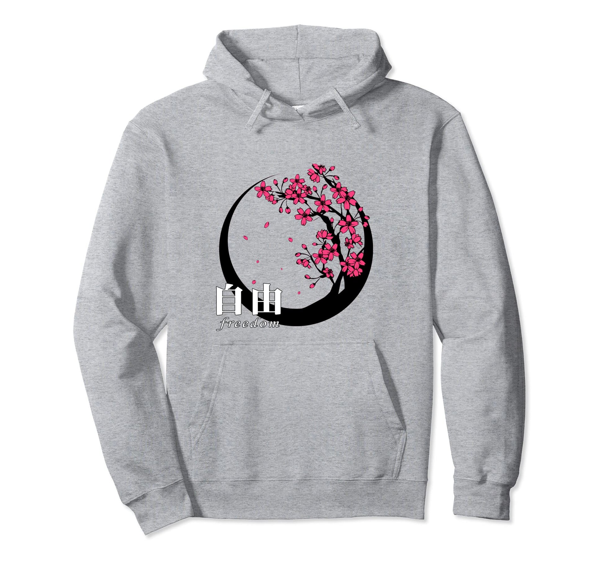 Vaporwave Japanese Sakura Cherry Hoodie - Minimalist Print Men Women - T-Shirt, Sweatshirt, Hoodie