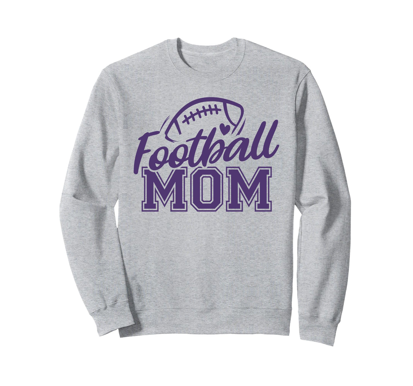 Womens Game Day Purple And White Sweatshirt - Custom Art Print for Adults - T-Shirt, Sweatshirt, Hoodie
