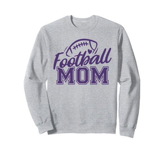 Womens Game Day Purple And White Sweatshirt - Custom Art Print for Adults - T-Shirt, Sweatshirt, Hoodie