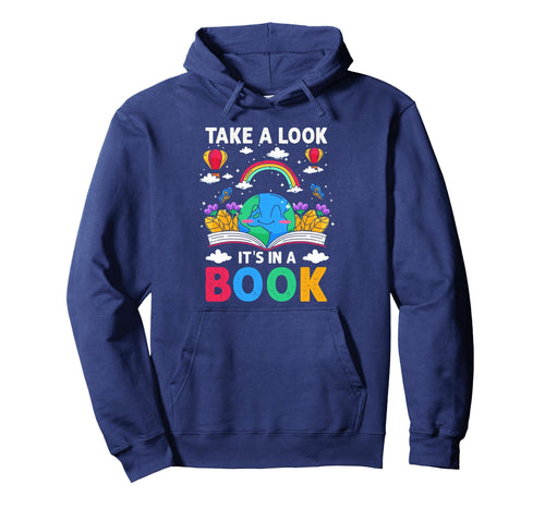 Take Its Book Reading Rainbow Hoodie - Unique Graphic Men Women - T-Shirt, Sweatshirt, Hoodie