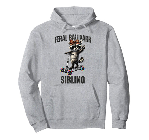 Raccoon And Scooter Feral Hoodie - Casual Everyday Wear for Adults - T-Shirt, Sweatshirt, Hoodie
