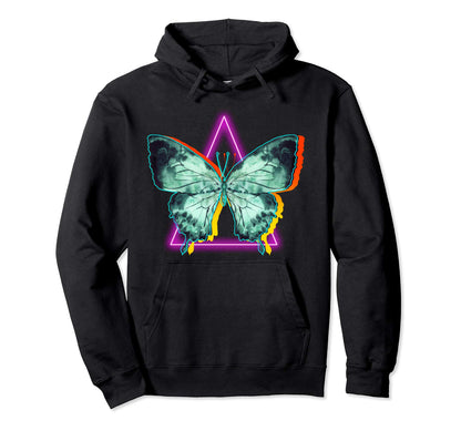 Butterfly 90S Japanese Otaku Aesthetic Hoodie - Unique Graphic Men Women - T-Shirt, Sweatshirt, Hoodie